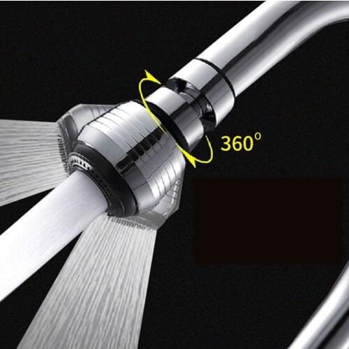 Kitchen Faucet 360 Rotate Water Bubbler Saving Tap Aerator Diffuser Faucet Filter Filter Nozzle Connector Adapter