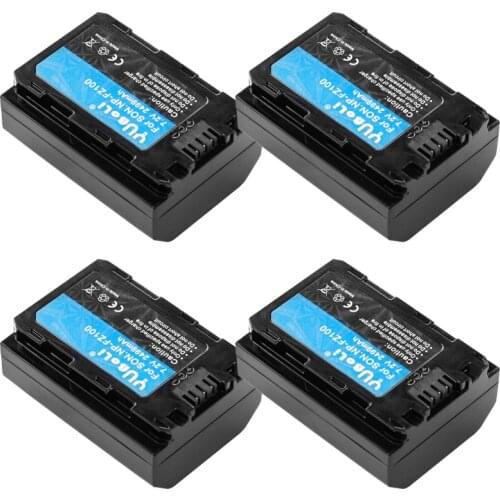 4x bateria NP FZ100 NP-FZ100 NPFZ100 Battery for Sony FZ100 Battery A7R III A7 III BC-QZ1 A9/A9R Alpha9