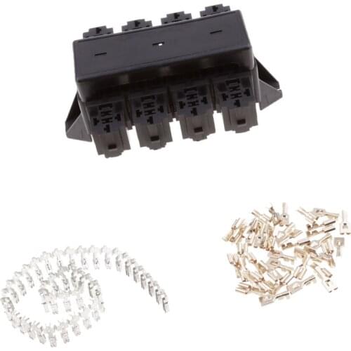 Car Vehicle 20 Blade Fuse 8 Relay Holder Block Assortment Electronic Parts