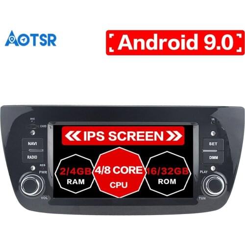 AOTSR GPS Navigation Android 9 Car DVD player video car player Stereo For FIAT DOBLO/Opel Combo/Tour 2010+ Car Radio head unit