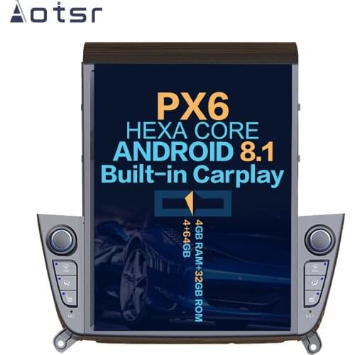 Aotsr Tesla 10.4“ Vertical screen Android 8.1 Car DVD Multimedia player GPS Navigation For HYUNDAI IX35 2018+ built-in carplay