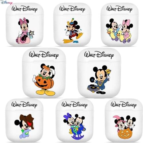 Disney Mickey Mouse genuine For Apple Airpods 1/2 Cases Protective Bluetooth Wireless Earphone Cover For case Cases pro