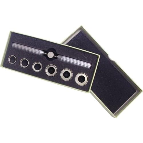 Case Opener Watch Opener with Wrench And Six Grooved Washers, Watchmaker Tool