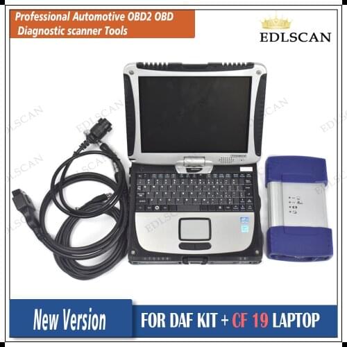 For DAF Truck Scanner DAF VCI-560 MUX with CF19 laptop and Davie XDC II 5.6.1