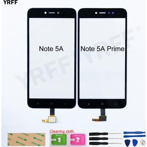 For Redmi Note 5A Prime Touch screen For Xiaomi Redmi Y1 Note 5A Touch Screen Digitizer Sensor Glass Panel Replacement