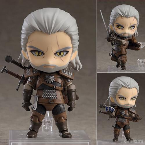 10cm Geralt of Rivia action figure toys Christmas gift doll with box