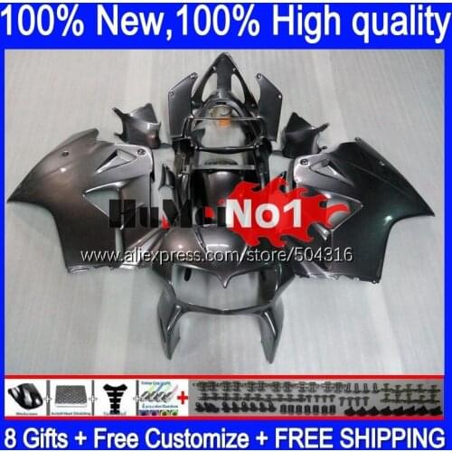Body For HONDA Interceptor VFR 800RR 800 RR CC 128MC.20 VFR800 RR dark silvery 98 99 00 01 VFR800RR 1998 1999 2000 2001 Fairing