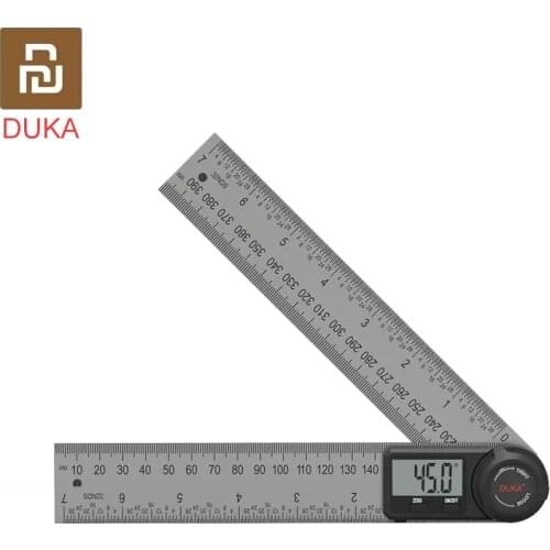 Youpin DUKA Multifunctional Digital Display Angle Ruler LED Display 360 Degree Measurement 304 Stainless Steel Laser Calibration