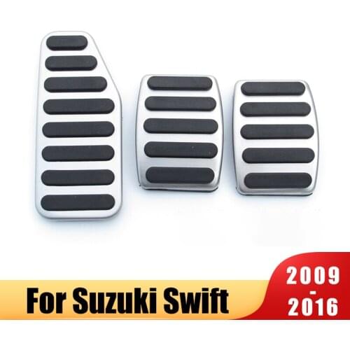 Non-Drilling Car Fuel Accelerator Brake Pedal Clutch Pedal Cover Non Slip Pad For Suzuki Swift 2007-2016 Accessories