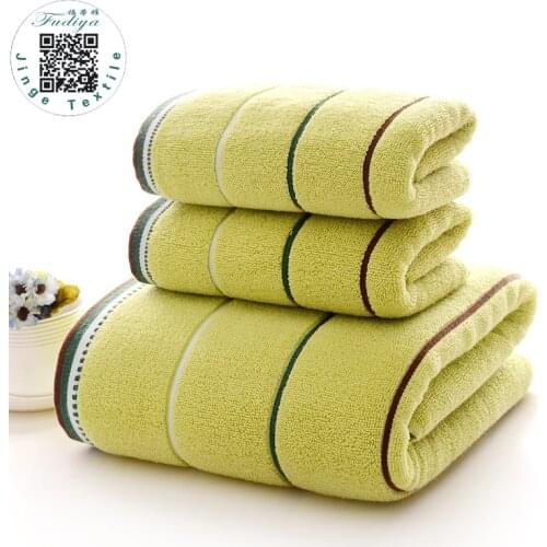 New Fashion (3pcs/Lot) Bath Towel Set 1*70cm*140cm & 2*34cm*74cm 100% Cotton Bath Towel Piece Set Face Towel Wholesale 6 Colors