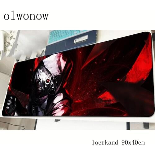 Tokyo Ghoul mousepad 90x40cm Customized gaming mouse pad gamer mat Personality game computer desk padmouse keyboard play mats