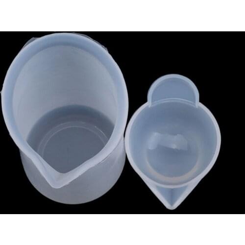 Useful DIY Crystal Epoxy Dispensing Ratio Silica Gel Measuring Cup 100ml Measuring Cup Coloring Cup Dispensing Cup Can Be Reused