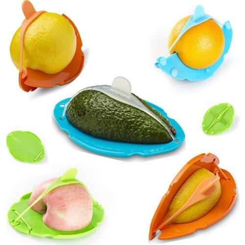 Avocado Saver Portable Lemon Apple Fresh-Keeping Adjustable Half Fruit Vegetable Keeper 2021 Kitchen Gadget Inteligents Tool