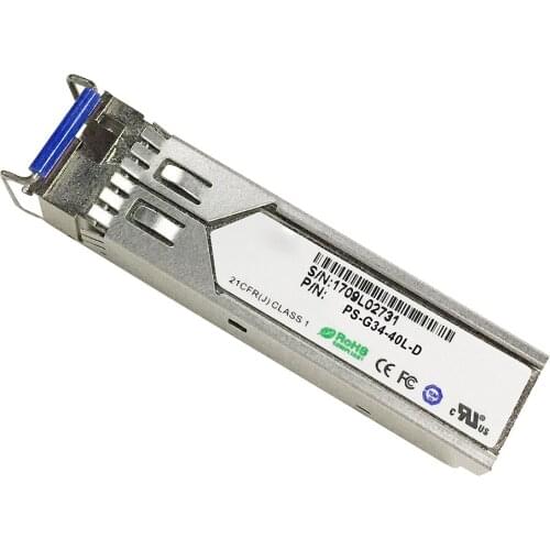 PS-G34-40LI-D /PS-G43-40LI-D Industrial 1.25Gbps BIDI SFP Optical Transceiver 40Km DDM