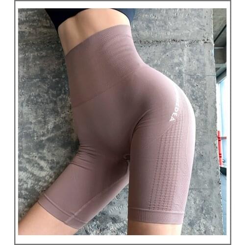 2021 New High Waist Shorts Female Cycling Seamless Yoga Shorts Women Fitness Clothing Running Gym Shorts Sports Workout Leggings