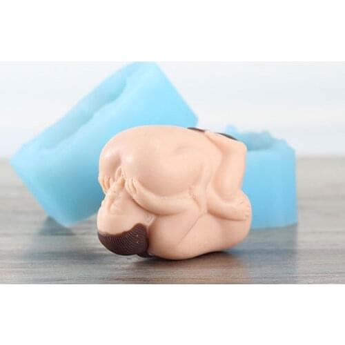 Wholesale!!!1pcs 3D Love Feeling Boy and Girl (R1487) Silicone Handmade Soap Mold Crafts DIY Mold