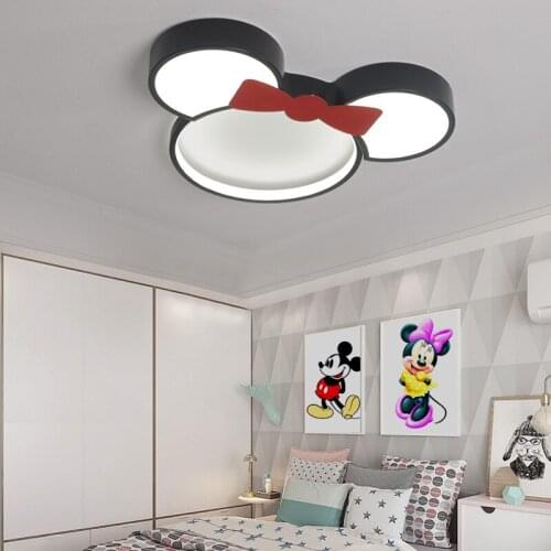Chandeliers led modern children rabbit lights for bedroom kids room lighting pink girls baby home AC85-265V strip cartoon