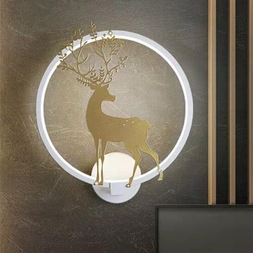 Modern Metal WallLight l Wall Lamp Nordic Creative Living Room Background Wall Bedroom Bedside Metal Wall Lamp