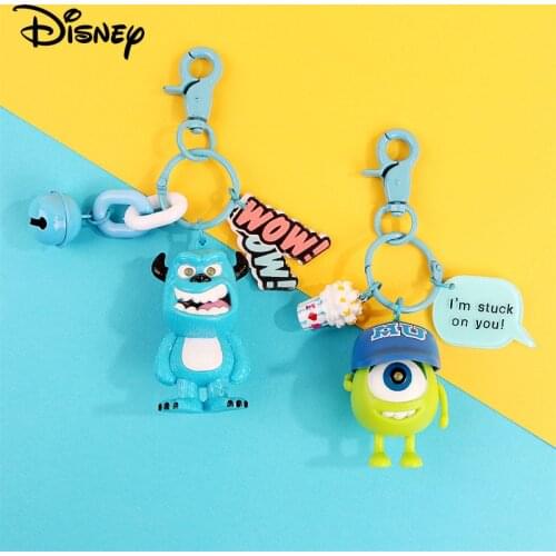 Monster University Key Chain Doll Pendant Big Eye Cartoon Keychain Creative Gifts Keyring Pendant
