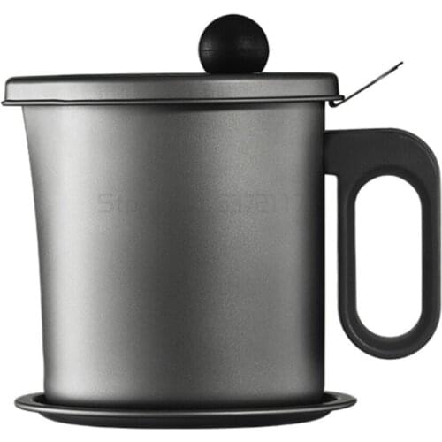 Japanese kitchen oil pot oil tank household oil filter pot oil residue filter pot artifact oil bottle oil tank pot colorful