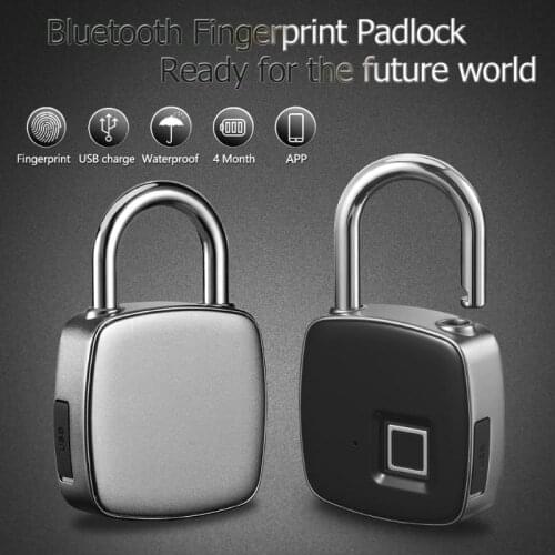 Anytek P3+ Zinc Alloy lock / Fingerprint Lock / Intelligent Lock Smart Home Security iOS / Android System Fingerprint unlocking