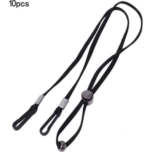 10pcs Adjustable Length Face Mask Lanyard Handy & Convenient Safety Mask Holder Hanger Comfortable Around