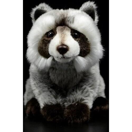 2019 New arrival Raccoon Plush Toys Simulation good quality Stuffed Toys Cute Animal Plush Dolls for Kids Boys Girls Gifts