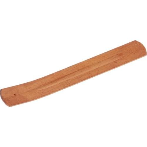 2020 New Natural Wooden Incense Stick Holder Ash Catcher Burner Holder Home Decoration