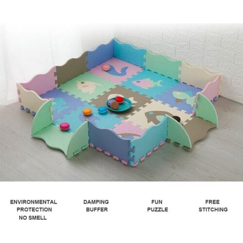 25Pcs/Set Folding Mat For Kids Surface Activity Crawled Mats Eva Foam Puzzle Toys Children Floor Puzzles Baby Play Crawling Mat
