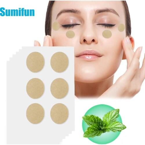 6Pcs Chinese Herbal Improve Eyesight Patch Eye Mask Relieve Eye Fatigue Myopic Amblyopia Remove Eye Dark Circles Bags Health