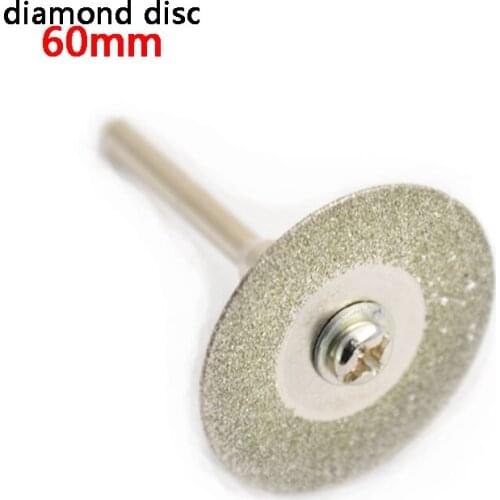 Diamond cutting disc for mini drill dremel tools accessories 60mm diamond disc steel rotary tool circular saw abrasive saw blade