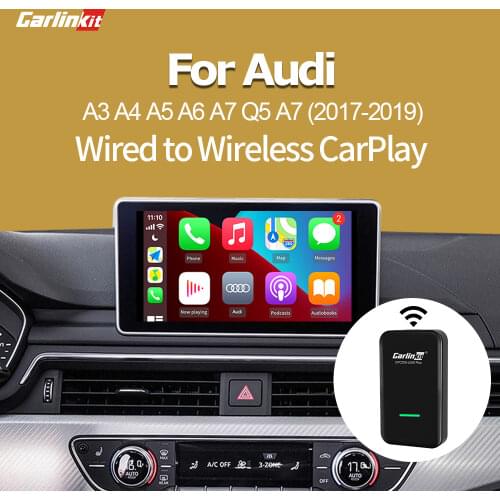 Carlinkit 2.0 CarPlay Wireless For Audi A1 A3 A4 A5 A6 A7 A8 Q2 Q3 Q5 Q7 S4 MMI Carplay2Air Adapter Activator USB Dongle IOS 14