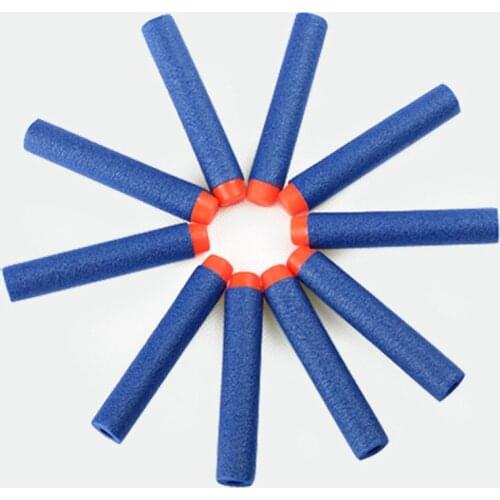 100PCS For Bullets Soft Hollow Hole Head 7.2cm Refill Darts Toy Gun Bullets for Series Blasters Xmas Kid Children Gift