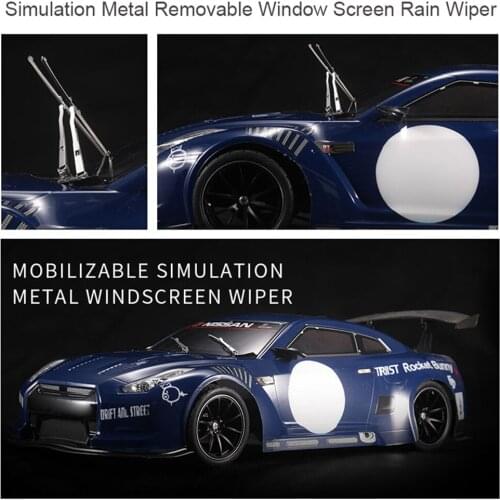 ​Screen Rain Wiper 1:10 Simulation Metal Removable Window For ON-ROAD DRIFT CAR MST YOKOMO-YD2 RACING DJX-9023