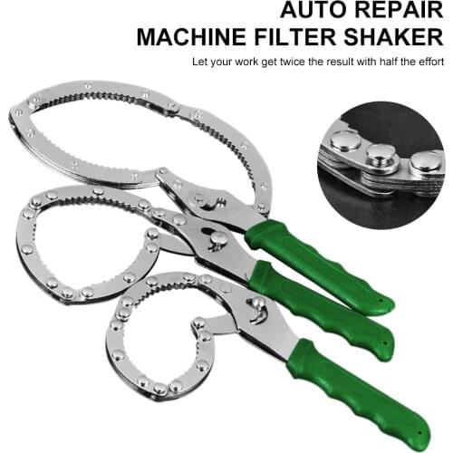 70-90 mm 90-110 mm Flexible Oil Filter Wrench Adjustable Automobile Motorcycle Oil Filter Removal Tool with Teeth for Car Trucks