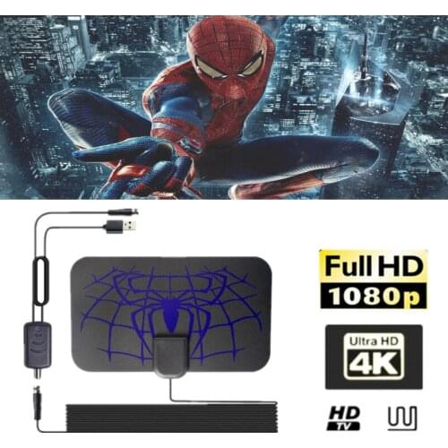 Hengshanlao 2000-mile indoor digital TV antenna DVB-T2 isdb-tb satellite TV receiver antenna with built-in signal amplifier