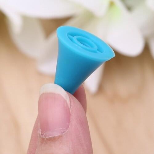 100pcs Cone Shape Knitting Needles Cap Tips Point Protectors Stopper Cover Craft 87HA