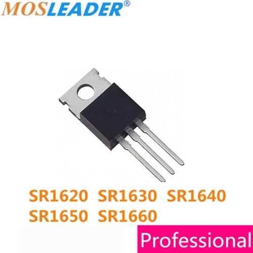 Mosleader 100pcs TO220 SR1620 SR1630 SR1640 SR1650 SR1660 Made in China High quality