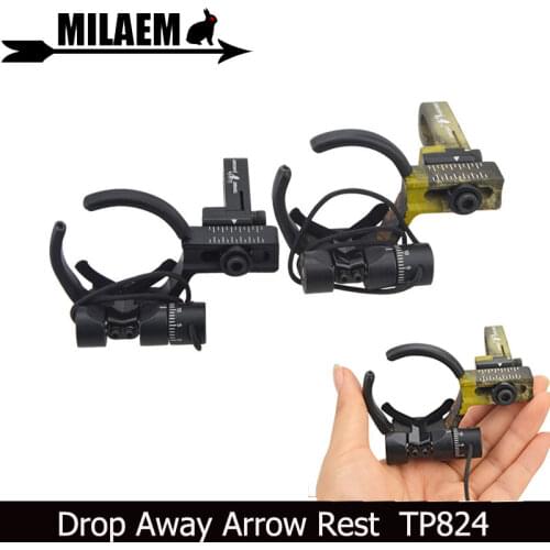 1pc Archery Drop Away Arrow Rest Adjustable Speed Arrow Rest Rubber Aluminum Alloy PE Foam Compound Bow Shooting Accessories