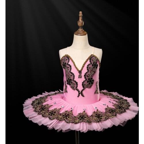 Professional Ballet Tutu Pink Swan Lake Adult Kids Ballet Dance Costume Girls Women Ballerina Dress Party