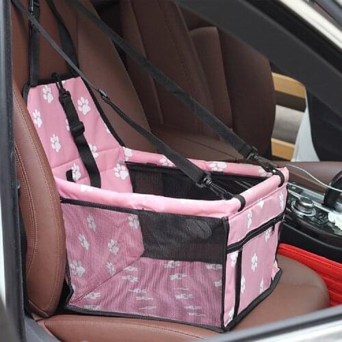 Pet Dog Car Carrier Seat Bag Waterproof Basket Folding Hammock Pet Carriers Bag For Cat Dogs Safety Travelling Mesh bag