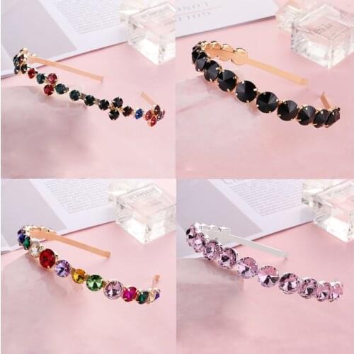 2021NEW Princess Hairbands Simple And Fashion Crystal Tiaras All-Match Bridal Crown Wedding Hair Accessories Party Jewelry