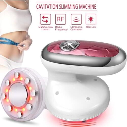 Ultrasonic Body Slimming Massager EMS Fat Burner Lose Weight Beauty Device LED RF Waist Legs Abdomen Skin Tightening Machine
