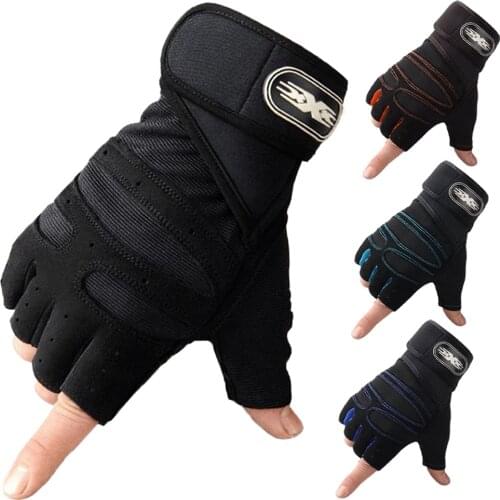 Gym Gloves Sports Exercise Weight Lifting Gloves Body Building Training Sport Fitness Gloves Men Women for Fiting Cycling