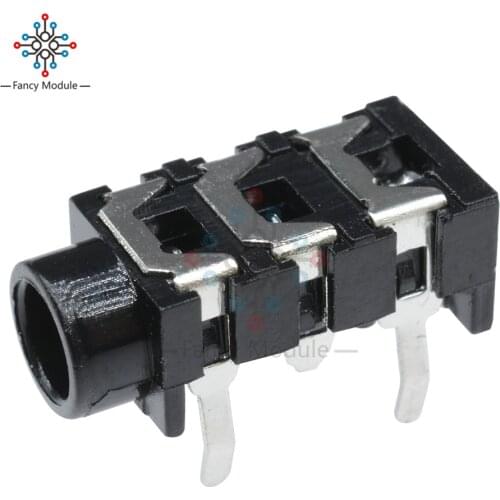 10Pcs 3.5mm 5Pin Stereo Headphone Audio Jack Earphone Socket