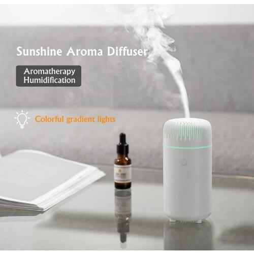 100ML Aromatherapy Essential Oil Diffuser USB Air Humidifier with Colorful LED Lamp for Home Ultrasonic Cool Aroma Diffusor
