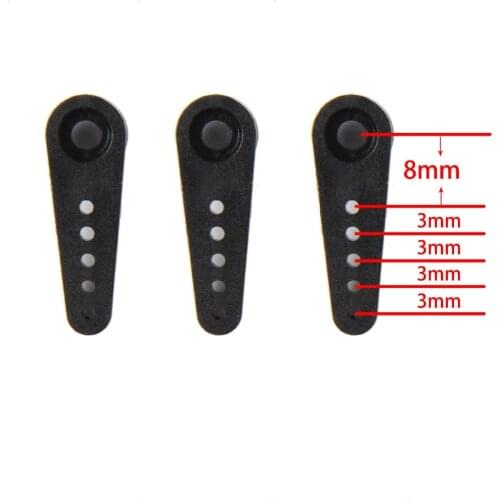 3 Pieces 25T Standard Servo Arm Horn Fit KST/GDW/DEKO XL520 GAUI X5 A07 A06 Helicopter S