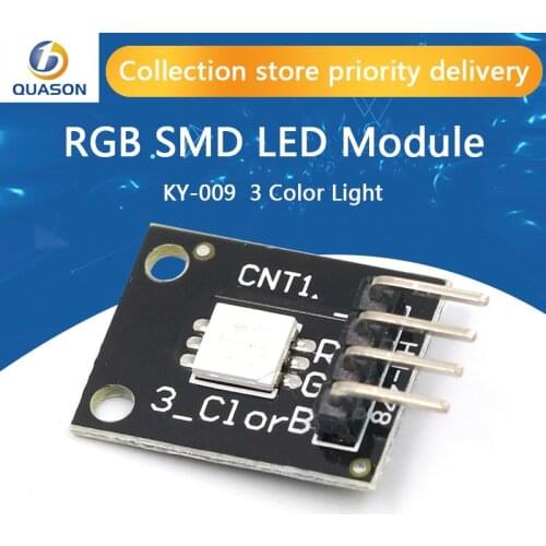 5PCS KY-009 5050 Pwm RGB SMD LED Module 3 Color Light For Arduino MCU Raspberry CF