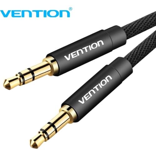 Vention 3.5mm Audio Cable Fabric Braid 3.5 jack to jack aux cord AUX Cable for iPhone Samsung Headphone Xiaomi Car Audio