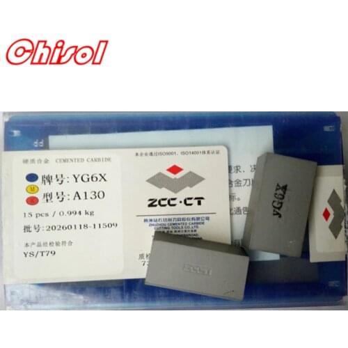 Free shipping 15pcs/box A130 YT5 YW2 YW1 YT15 YT14 YG6 YG8 carbide brazed inserts welding tips blade cutter cutting tools